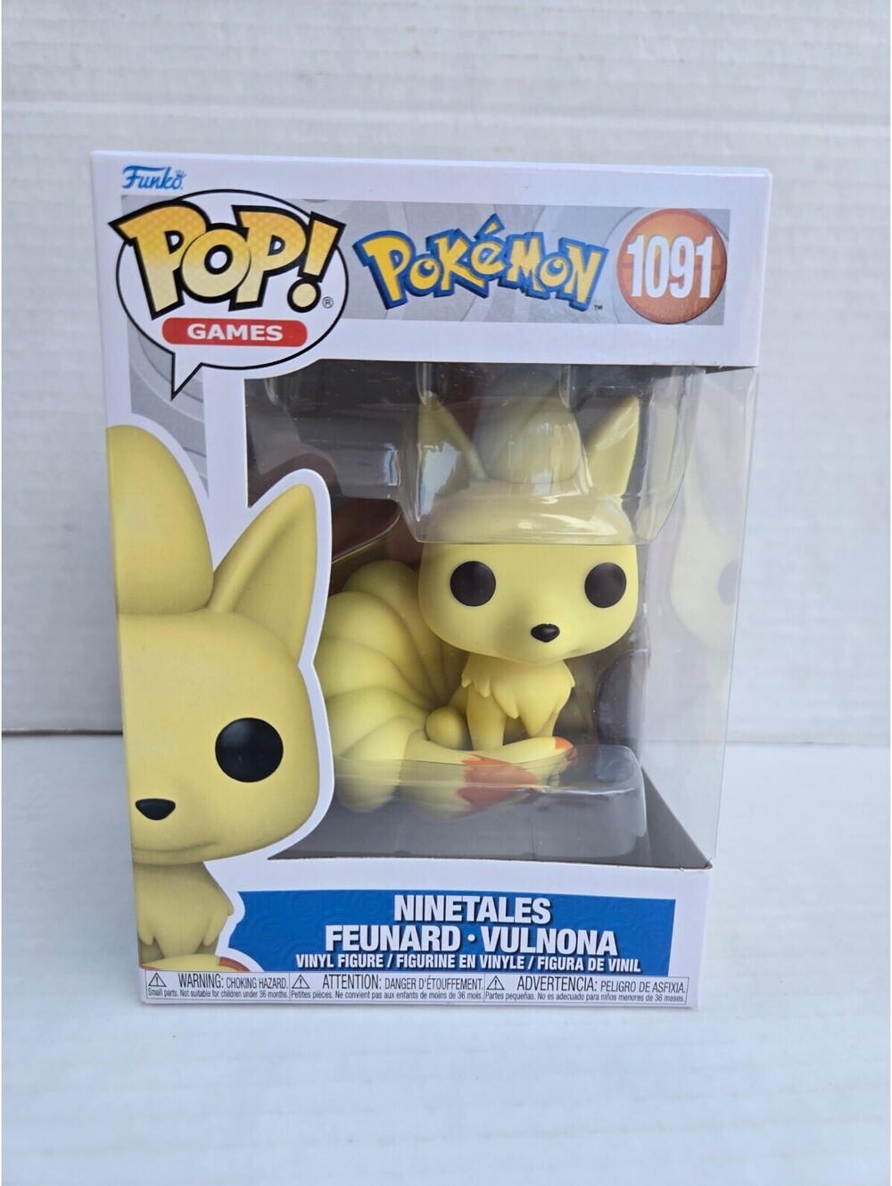 Funko Pop! Games Pokémon Ninetales Vinyl Figure #1091 Collectible